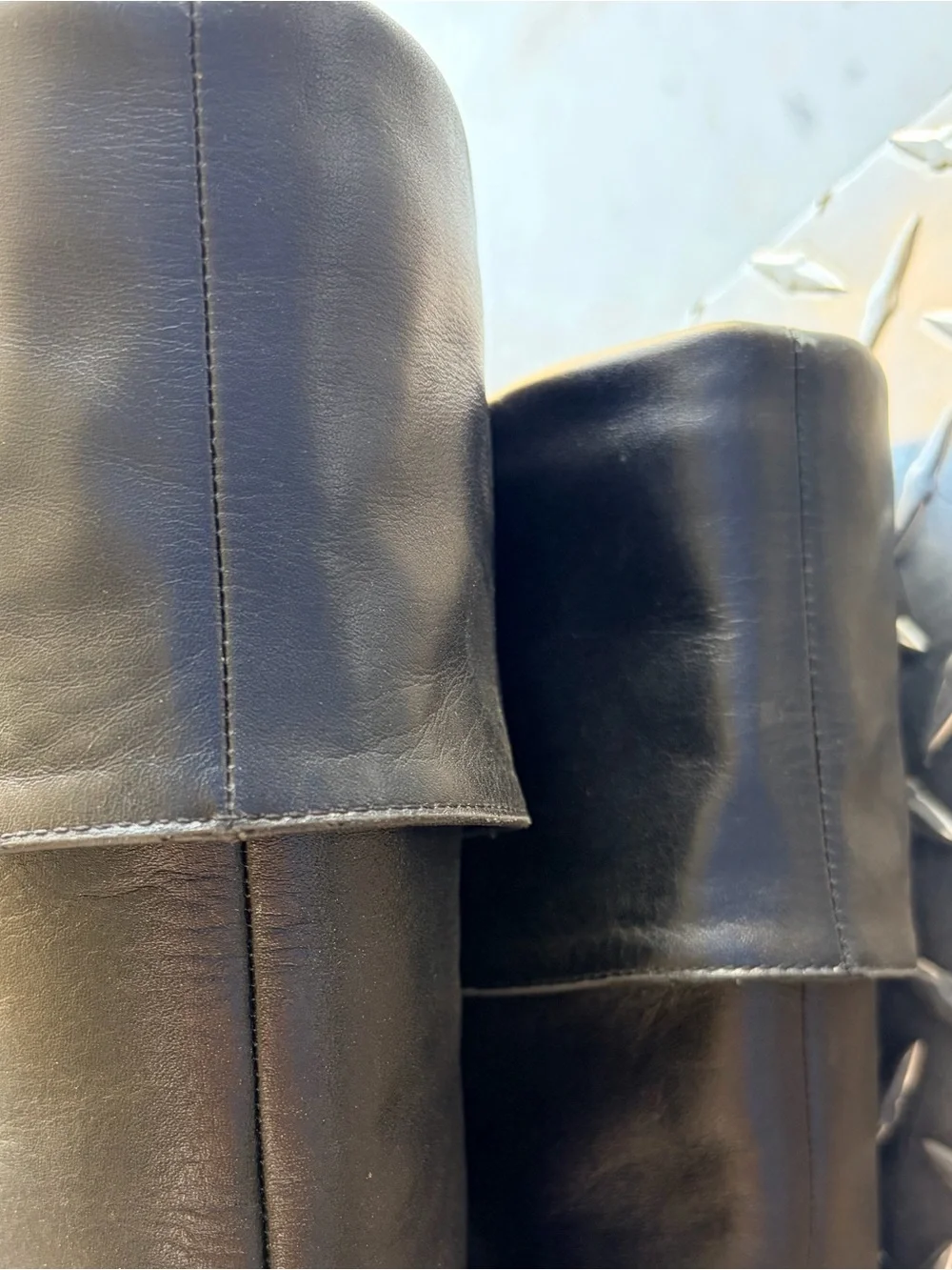 DIANA Japan Real Leather Tall Boots Over Knee-High Pointed Toe Boots Women US 7